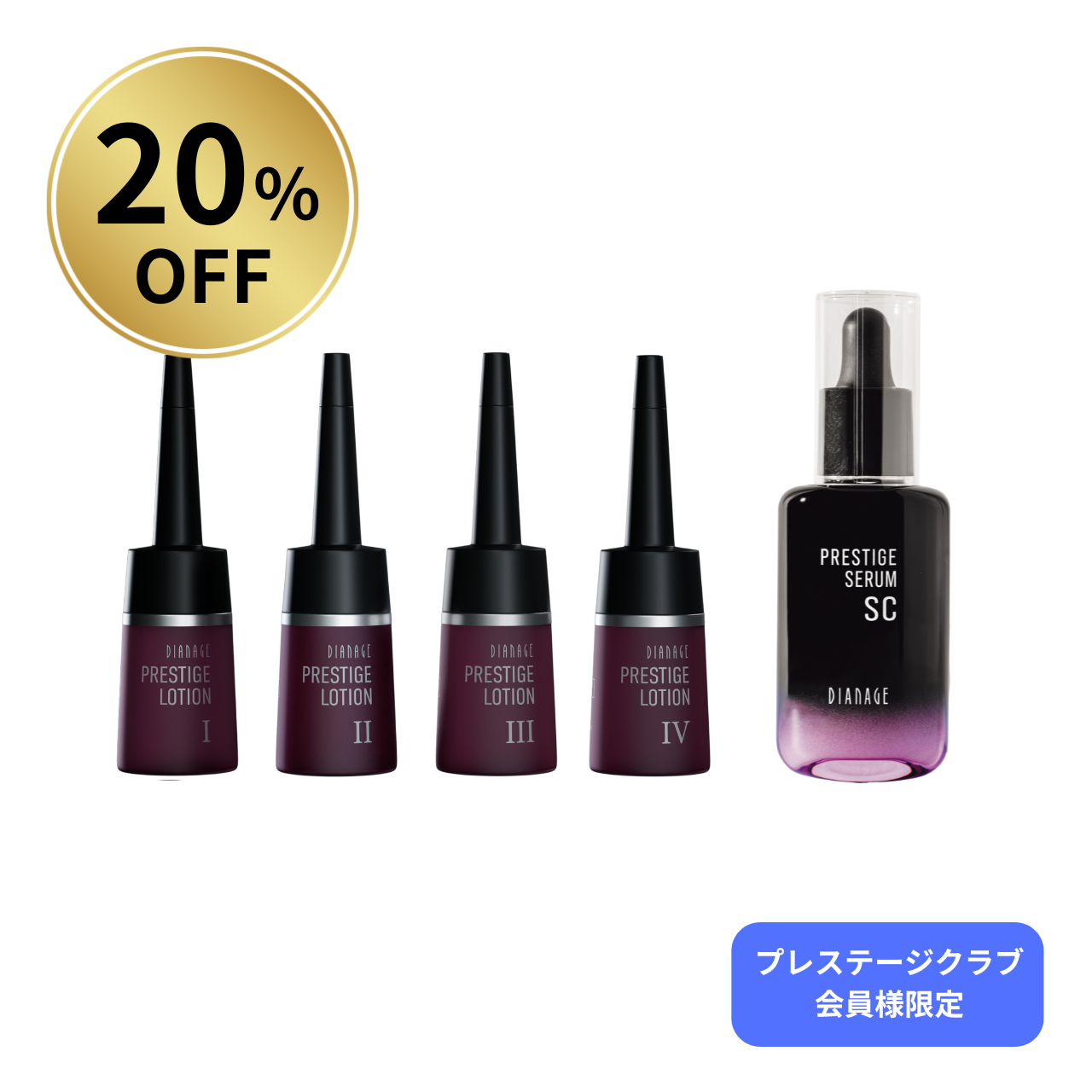 【20%OFF】プレステージクラブ会員様限定 プレステージ ローション&セラム SC 特別セット