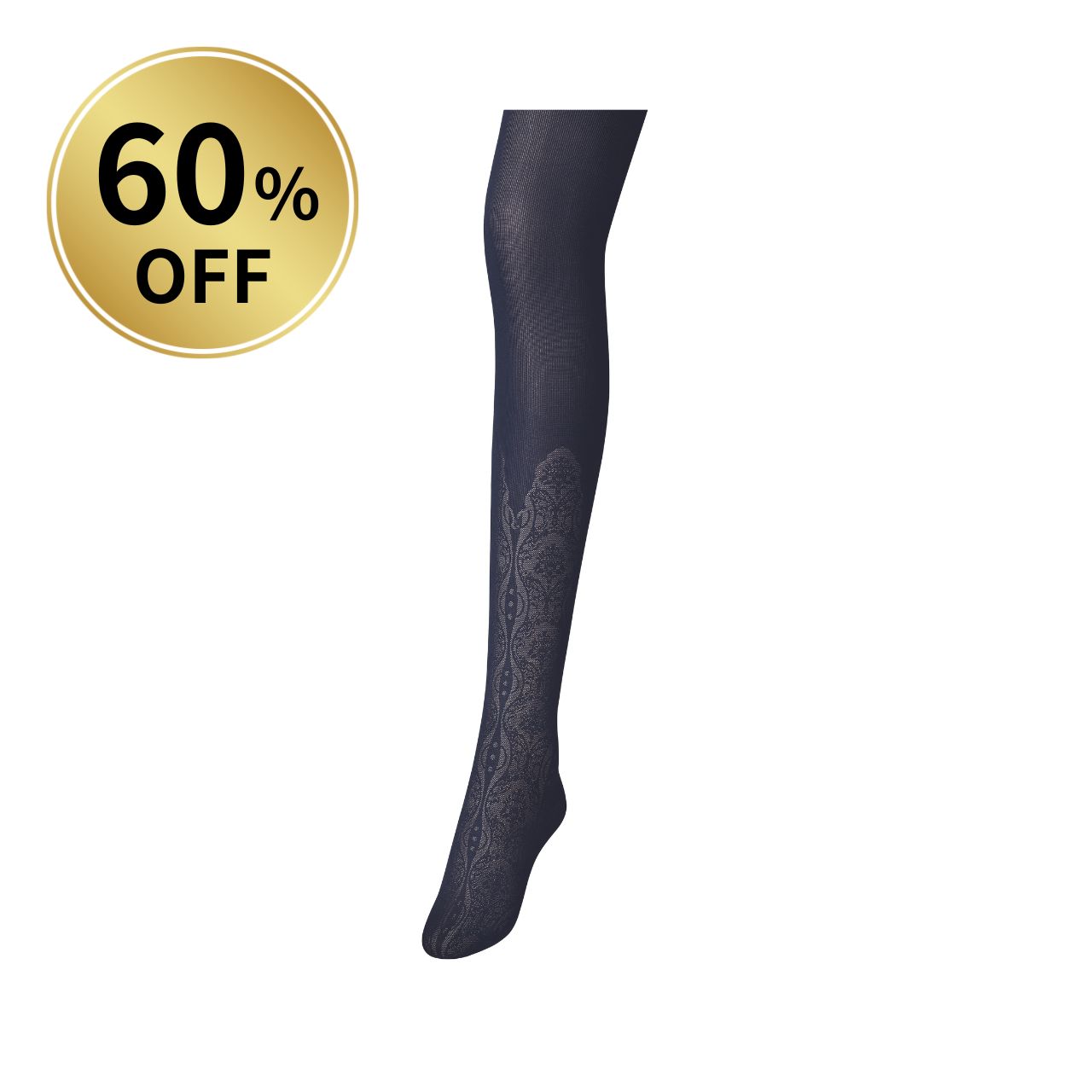 【60%OFF】サポートデコールタイツ