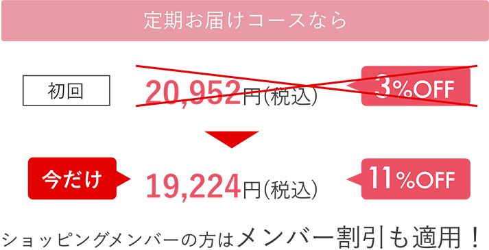 定期お届けコースなら